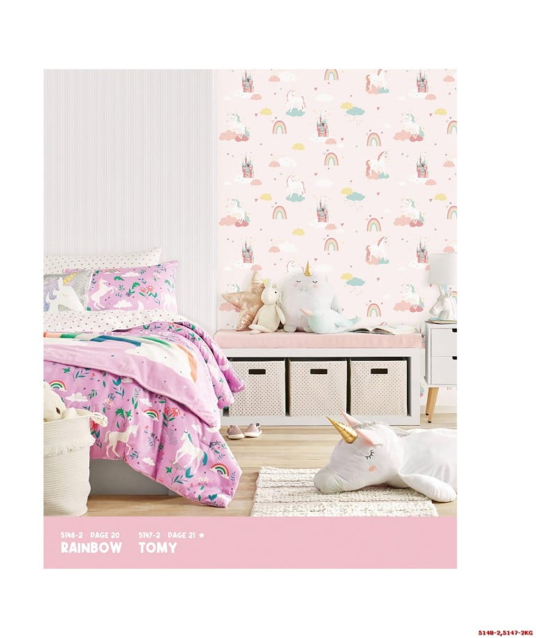 Giấy Dán Tường Trẻ Em DREAMWORLD 5147-2 5148 25147 2KG